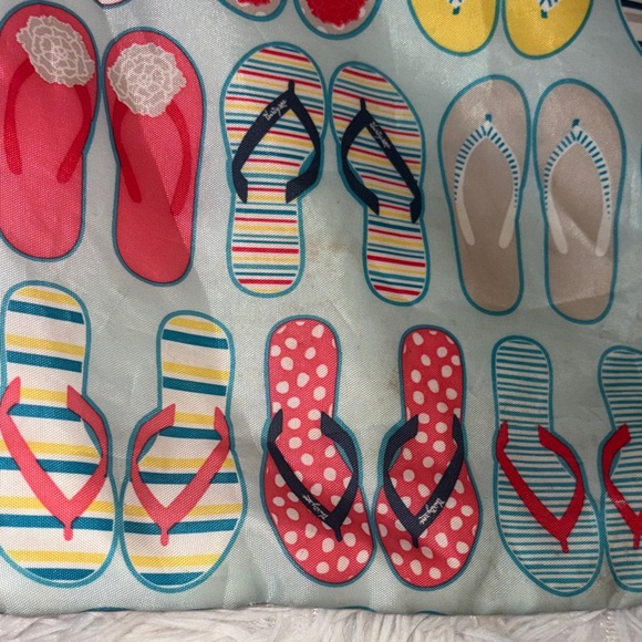 Flip Flop Pattern Drawstring Thirty one Bag - Picture 9 of 9